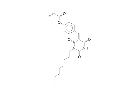 4-[(1-octyl-2,4,6-trioxotetrahydro-5(2H)-pyrimidinylidene)methyl]phenyl 2-methylacrylate