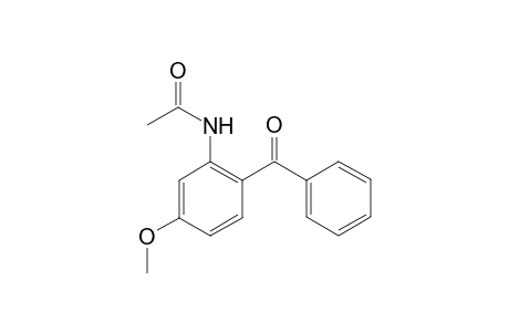 N-(2-benzoyl-5-methoxyphenyl)acetamide