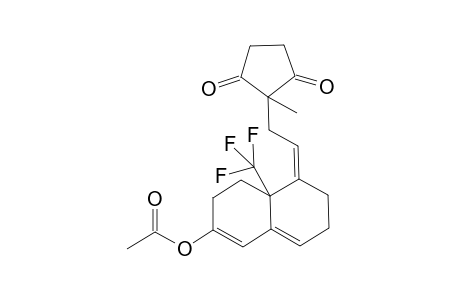 3-Acetoxy-19,19,19-trifluoro-8,14-secoandrosta-3,5,9(11)-triene-14,17-dione