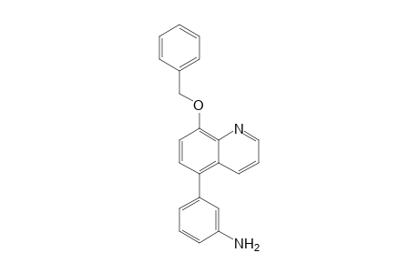8-Benzyloxy-5-(3-aminophenyl)quinoline