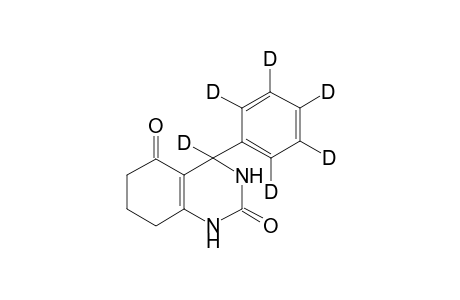 4-Deuterio-4-pentadeuteriophenyl-4,6,7,8-tetrahydro-1H,3H-qiuinazoline-2,5-dione