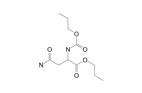 L-Asparagine, N-(N-propyloxycarbonyl)-, N-propyl ester