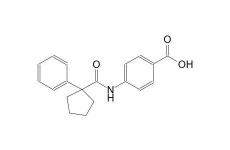 4-{[(1-phenylcyclopentyl)carbonyl]amino}benzoic acid