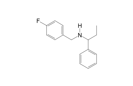 N-(1-Phenylprop-1-yl)-4-fluorobenzylamine