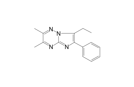 7-Ethyl-2,3-dimethyl-6-phenylimidazo[1,2-b][1,2,4]triazine