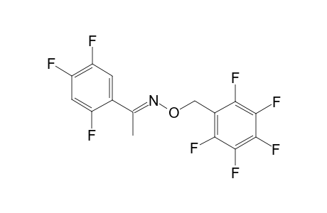 (E)-1-(2',4',5'-trifluorophenyl)ethanone-O-((pentafluorophenyl)methyl)oxime