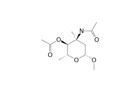 METHYL-3-ACETAMIDO-4-O-ACETYL-2,3,6-TRIDEOXY-3-C-METHYL-BETA-L-RIBO-HEXOPYRANOSIDE