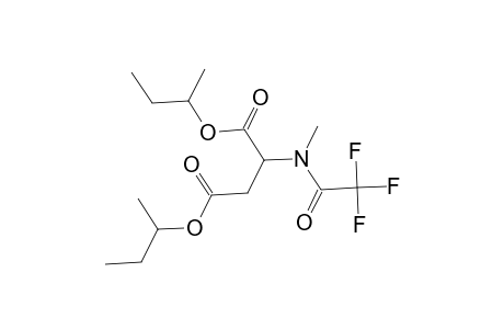 L-Aspartic acid, N-methyl-N-(trifluoroacetyl)-, bis(1-methylpropyl) ester