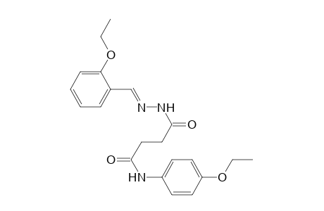 4-[2-(2-ethoxybenzylidene)hydrazino]-N-(4-ethoxyphenyl)-4-oxobutanamide