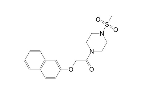 1-(methylsulfonyl)-4-[(2-naphthyloxy)acetyl]piperazine