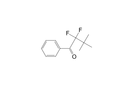 2,2-bis(fluoranyl)-3,3-dimethyl-1-phenyl-butan-1-one