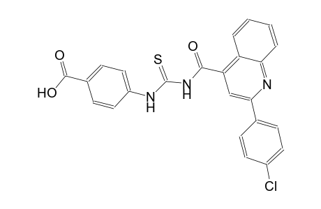 4-{[({[2-(4-chlorophenyl)-4-quinolinyl]carbonyl}amino)carbothioyl]amino}benzoic acid