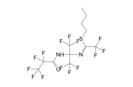 2-PERFLUROPROPANOYLAMINO-2-(1-BUTYLTHIOTRIFLUOROETHYLIDENEAMINO)HEXAFLUOROPROPANE