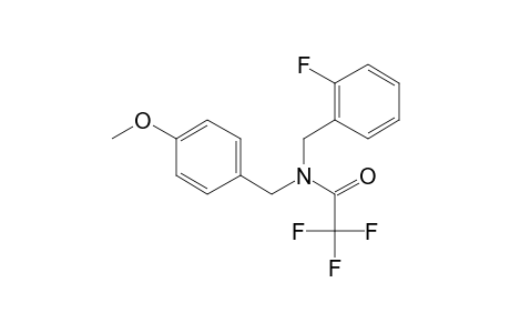 (2-Fluorophenyl)-N-(4-methoxybenzyl)methanamine, tfa derivative