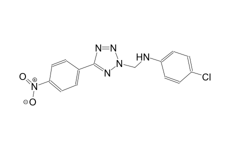 2H-tetrazole-2-methanamine, N-(4-chlorophenyl)-5-(4-nitrophenyl)-