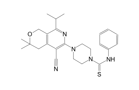 1-piperazinecarbothioamide, 4-[5-cyano-3,4-dihydro-3,3-dimethyl-8-(1-methylethyl)-1H-pyrano[3,4-c]pyridin-6-yl]-N-phenyl-