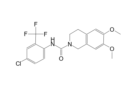 2(1H)-isoquinolinecarboxamide, N-[4-chloro-2-(trifluoromethyl)phenyl]-3,4-dihydro-6,7-dimethoxy-