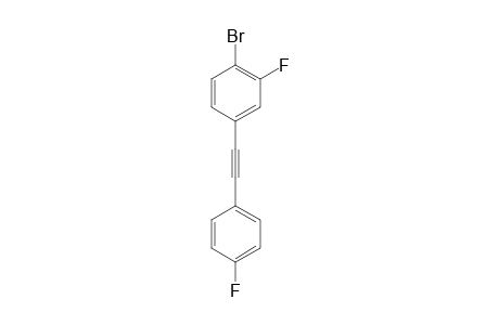 1-Bromo-2-fluoro-4-[2-(4-fluorophenyl)ethynyl]benzene
