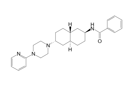 N-[(2S,4aS,6R,8aR)-6-(4-pyridin-2-ylpiperazin-1-yl)-1,2,3,4,4a,5,6,7,8,8a-decahydronaphthalen-2-yl]benzamide