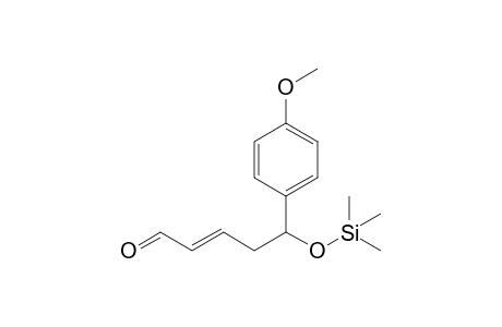 5-(Trimethylsiloxy)-5-(4-methoxyphenyl)pent-2-en-1-al
