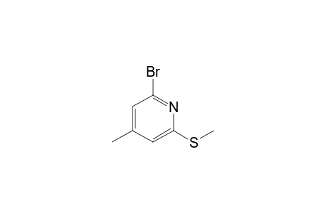 2-Bromanyl-4-methyl-6-methylsulfanyl-pyridine