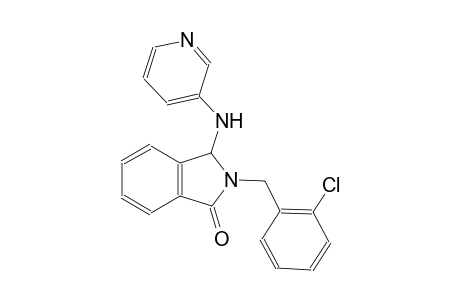 1H-isoindol-1-one, 2-[(2-chlorophenyl)methyl]-2,3-dihydro-3-(3-pyridinylamino)-