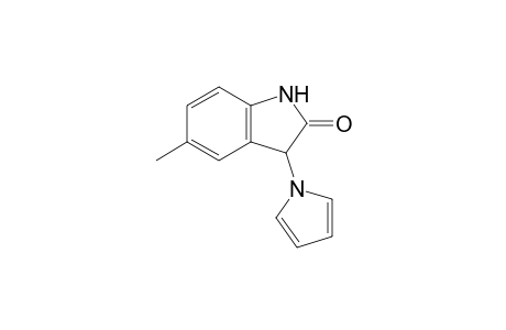 5-Methyl-3-(1-pyrrolyl)-1,3-dihydroindol-2-one