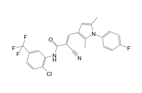 (2E)-N-[2-chloro-5-(trifluoromethyl)phenyl]-2-cyano-3-[1-(4-fluorophenyl)-2,5-dimethyl-1H-pyrrol-3-yl]-2-propenamide