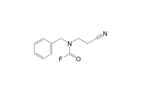 Benzyl(2-cyanoethyl)carbamic fluoride