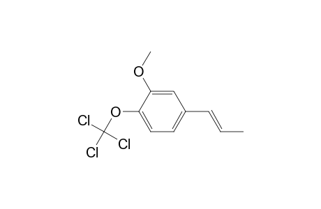 Benzene, 2-methoxy-4-(1-propenyl)-1-(trichloromethoxy)-