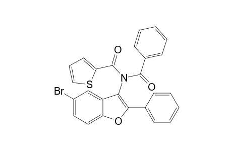 N-Benzoyl-N-(5-bromo-2-phenylbenzofuran-3-yl)thiophene-2-carboxamide
