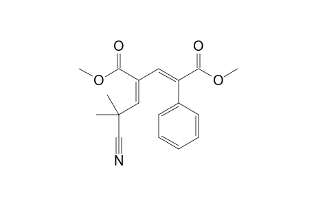 1,3-Bis(methoxycarbonyl)-5-cyano-5-methyl-1-phenylhexa-1,3-diene