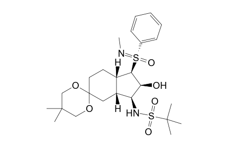 N-[(1'R,2'S,3'S,3a'R,7a'S)-2'-Hydroxy-5,5-dimethyl-1'-{(S)-N-methylphenyl-sulfonimidoyl}octahydrospiro[1,3-dioxane-2,5 -indene]-3-yl]-2-methylpropane-2-sulfonamide