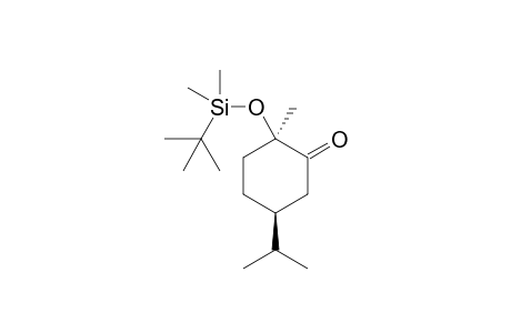 (2R,5S)-2-((tert-Butyldimethylsilyl)oxy)-5-isopropyl-2-methylcyclohexan-1-one