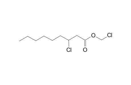 Nonanoic acid, 3-chloro-, chloromethyl ester
