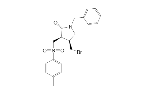 N-BENZYL-4-(BROMOMETHYL)-3-(TOSYLMETHYL)-2-PYRROLIDONE
