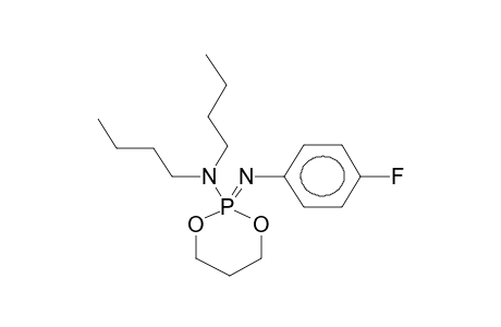 2-DIBUTYLAMINO-2-(PARA-FLUOROPHENYLIMINO)-1,3,2-DIOXAPHOSPHORINANE