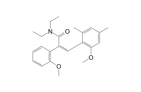 (Z)-N,N-Diethyl-3-(2-methoxy-4,6-dimethylphenyl)-2-(2-methoxyphenyl)acrylamide