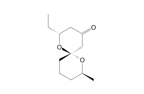 (2R,6S,8S)-2-ETHYL-8-METHYL-DIOXASPIRO-[5,5]-UNDECAN-4-ONE