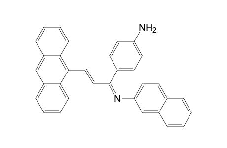 N-[1-(p-aminophenyl)-3-(9-anthryl)-propen-1-ylidene]-2-naphthylamine
