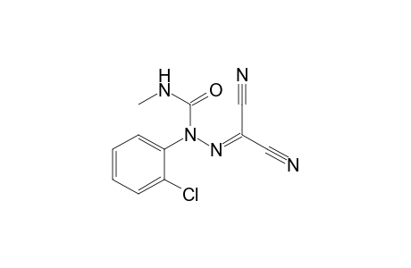 Hydrazinecarboxamide, 1-(2-chlorophenyl)-2-(dicyanomethylene)-N-methyl-