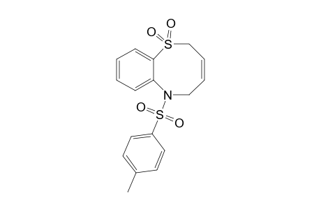 6-[(4-Methylphenyl)sulfonyl]-5,6-dihydro-2H-1,6-benzothiazocine 1,1-dioxide