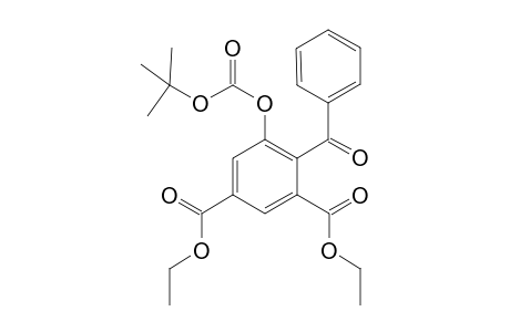 4-Benzoyl-5-tert-butoxycarbonyloxy-isophthalic acid diethyl ester