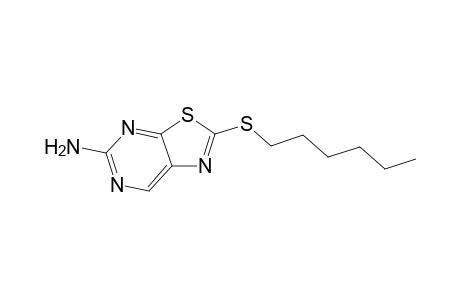 2-(Hexylsulfanyl)[1,3]thiazolo[5,4-d]pyrimidin-5-amine