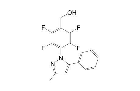[2,3,5,6-tetrafluoro-4-(3-methyl-5-phenyl-1H-pyrazol-1-yl)phenyl]methanol