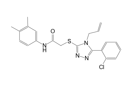 2-{[4-allyl-5-(2-chlorophenyl)-4H-1,2,4-triazol-3-yl]sulfanyl}-N-(3,4-dimethylphenyl)acetamide