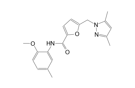 5-[(3,5-dimethyl-1H-pyrazol-1-yl)methyl]-N-(2-methoxy-5-methylphenyl)-2-furamide