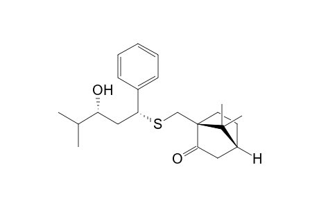 (1R,4S)-4-[[(1R,3R)-3-hydroxy-4-methyl-1-phenylpentyl]sulfanylmethyl]-7,7-dimethylbicyclo[2.2.1]heptan-3-one