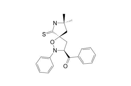 3-BENZOYL-8,8-DIMETHYL-2-PHENYL-1-OXA-2,7-DIAZASPIRO-[4.4]-NONANE-6-THIONE