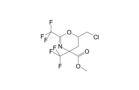 5,6-DIHYDRO-2,4-BIS(TRIFLUOROMETHYL)-4-CARBMETHOXY-6-CHLOROMETHYL-1,3-OXAZINE (DIASTEREOMER 1)